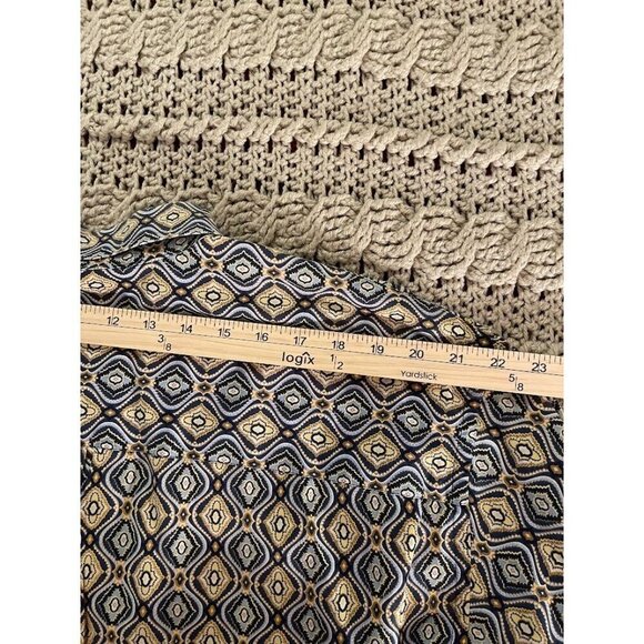 Alan Flusser Geometric Print Button-Down Shirt MEN'S SZ M - Picture 11 of 12